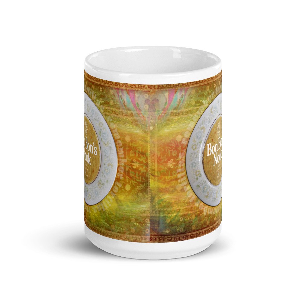 Bon Bon's Nook Wall Sign - White glossy mug - Image 3