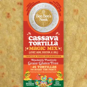Cassava Tortilla Magic Mix front label